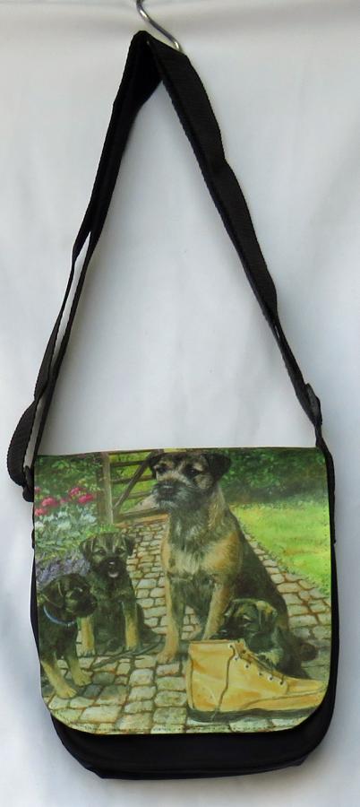Border Terrier 5A Small Messenger Bag